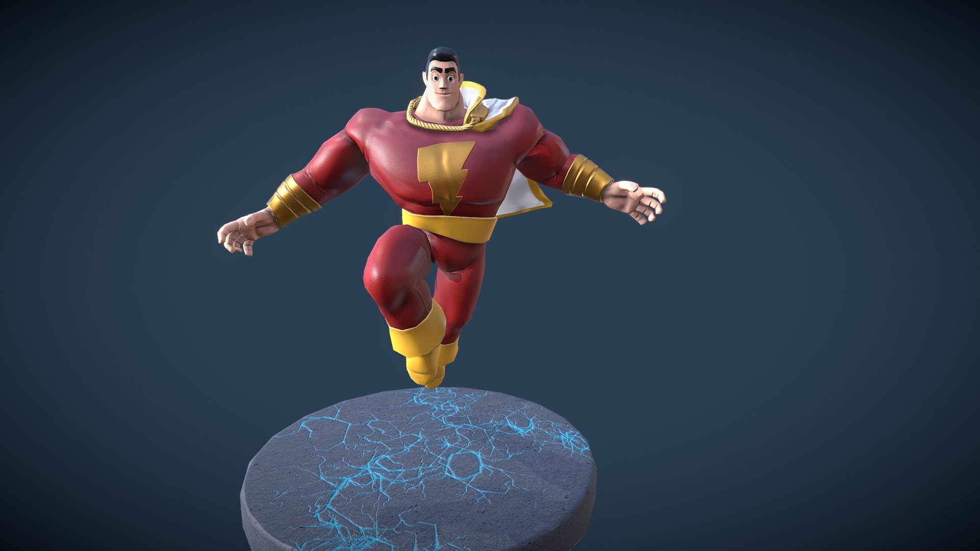 Shazam_Pose 3d model