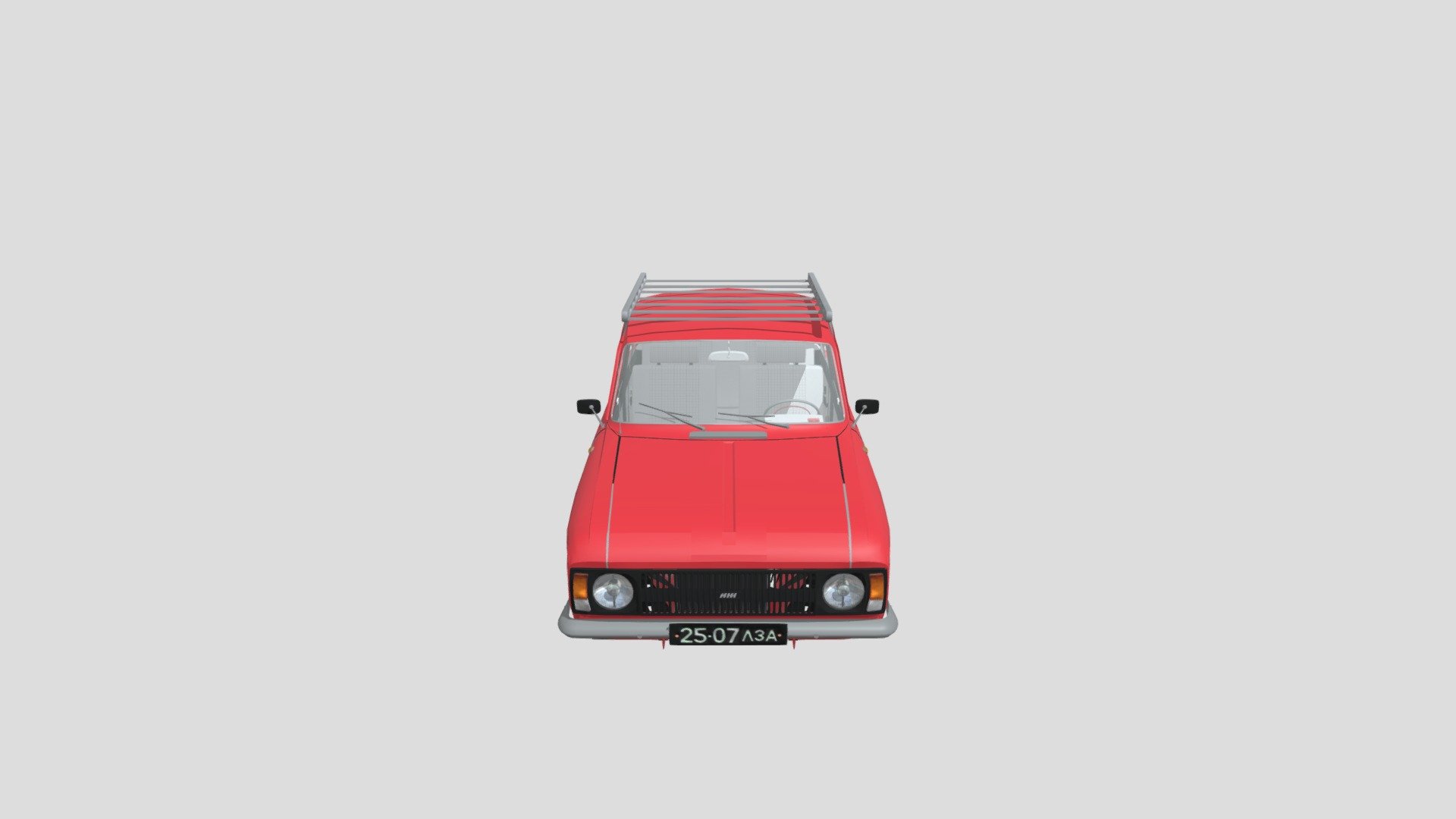 Moskvitch 412 1982 year 3d model