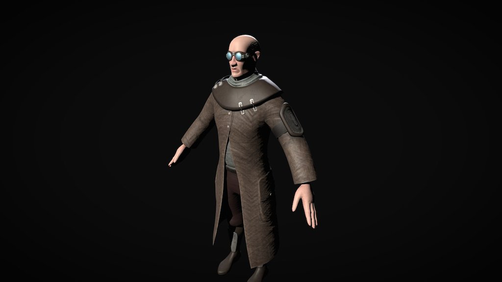 Scientist 3d model