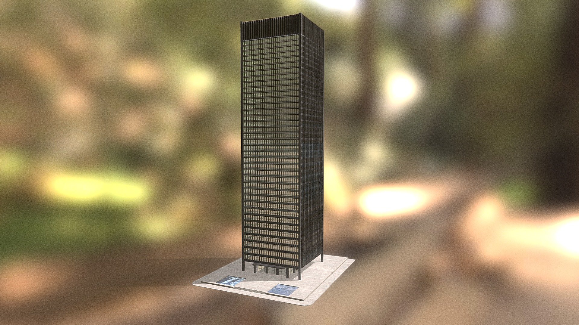 Seagram Building 3d model