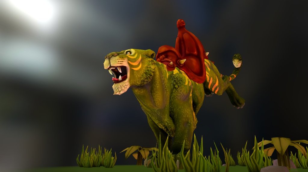 Battlecat! 3d model