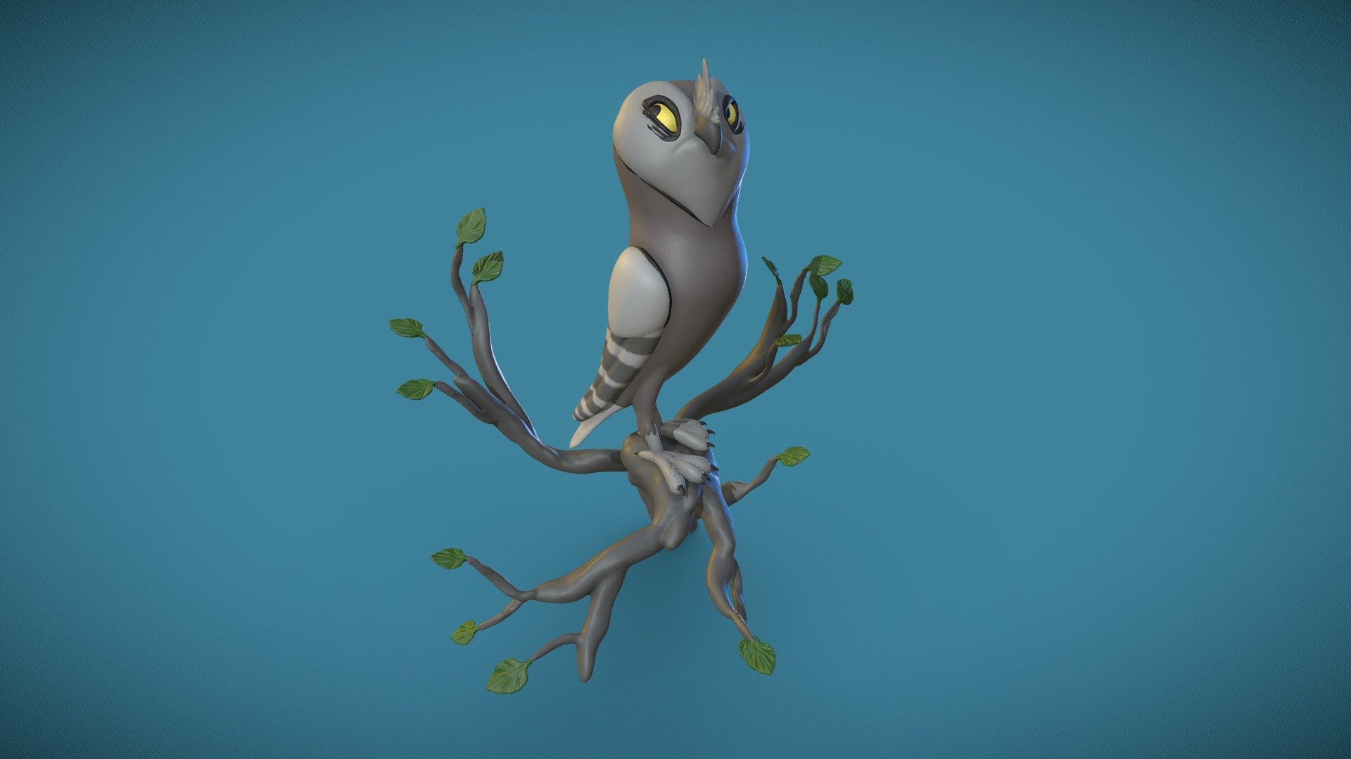 Owl VR Sculpt 3d model