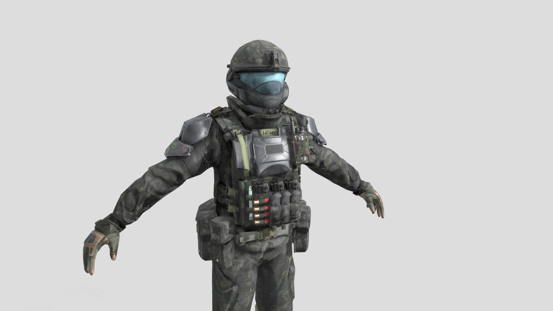 British ODST 3d model