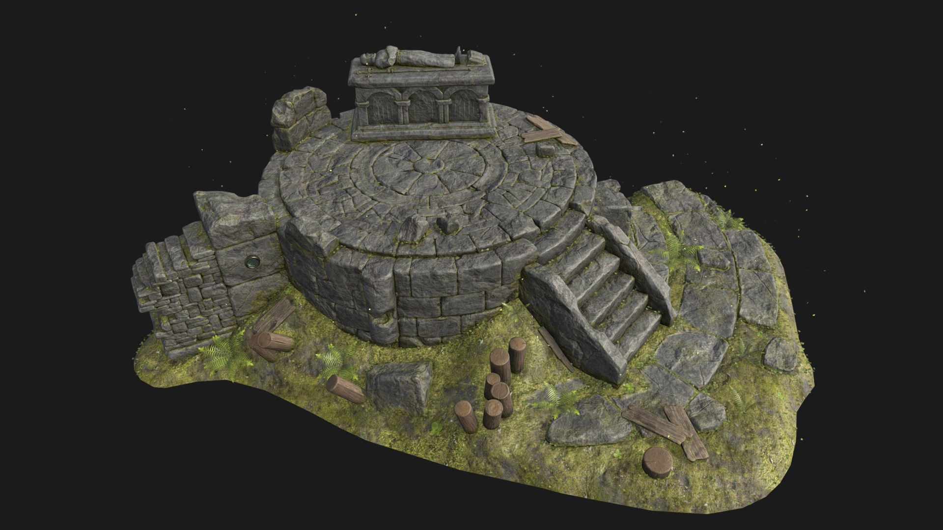 Terrain 3d model