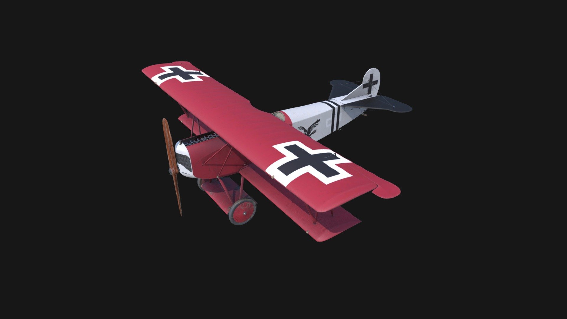 Fokker_D_VII 3d model