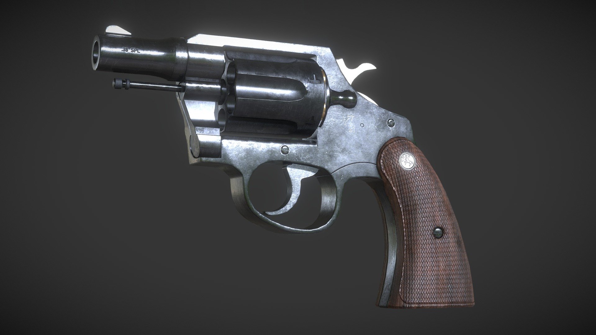 Colt Cobra .38 Special 3d model