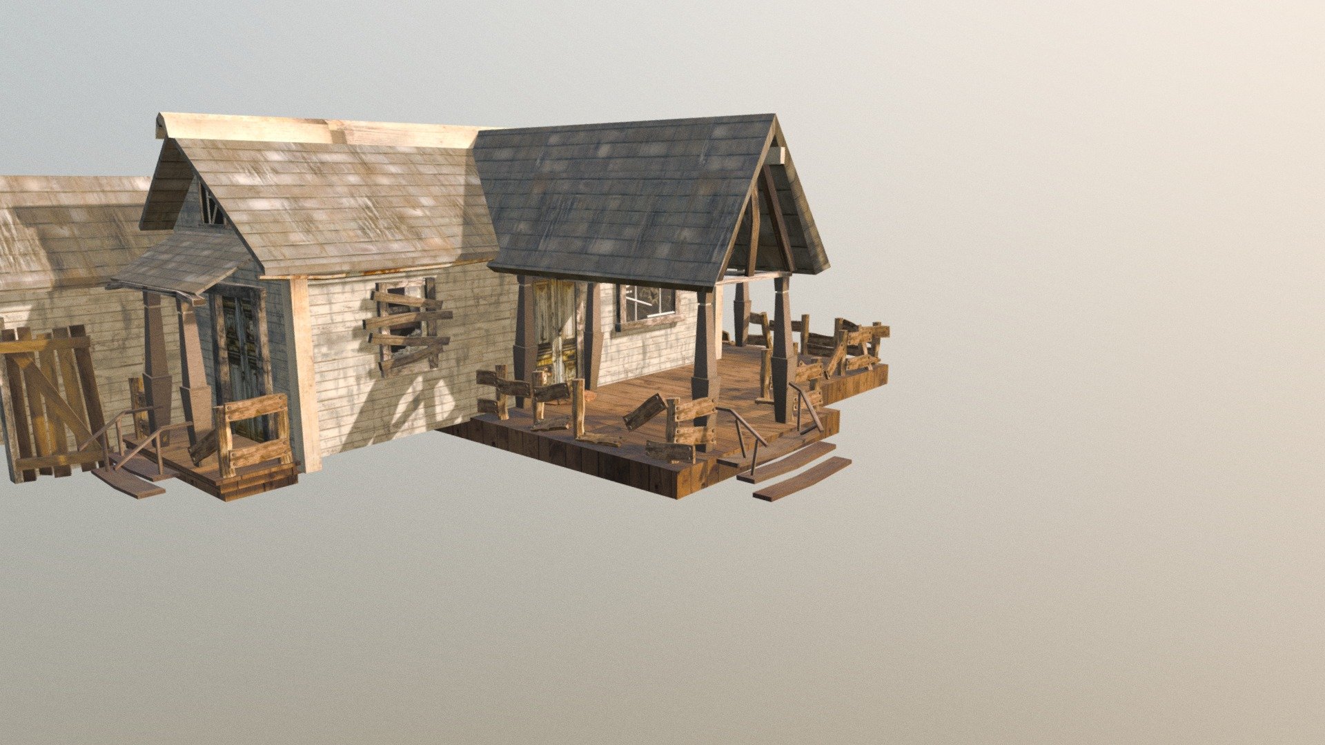 Abandoned House 3d model