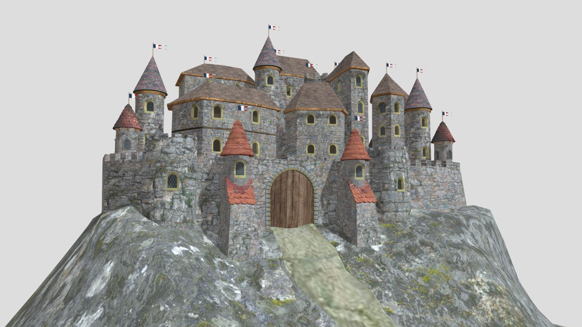 Castle 08 3d model