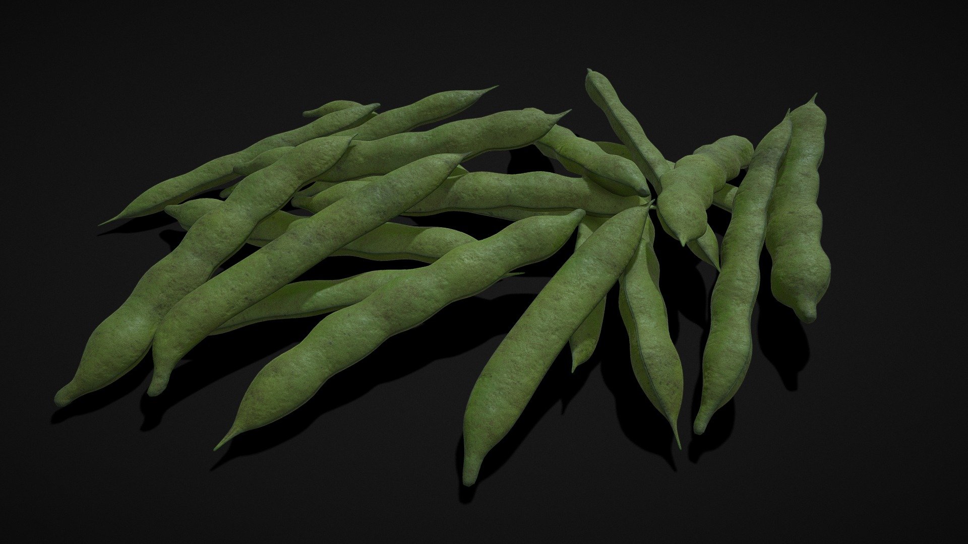 Fava Beans 3d model