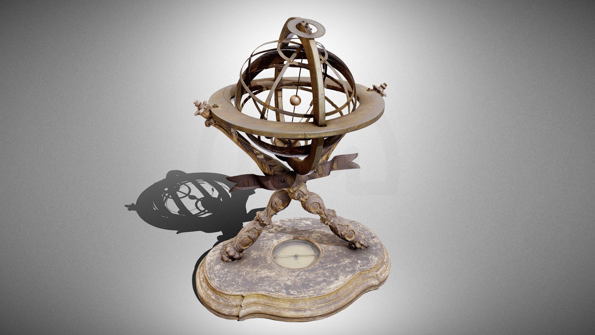 Armillary sphere (1771) 3d model