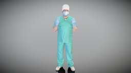 Male doctor ready for surgery 349