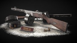 PPSH 41 Sub Machine Gun