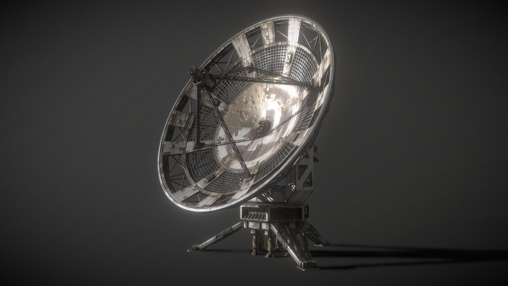 Sci-Fi Satellite Dish 3d model