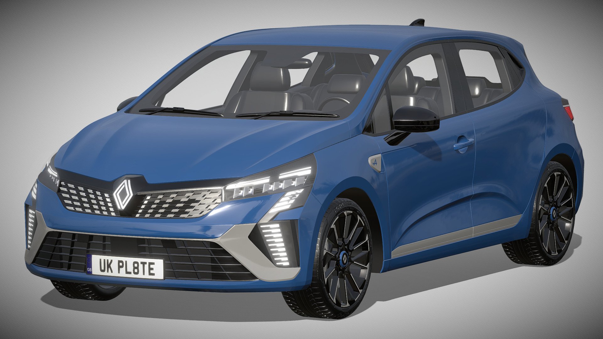 Renault Clio 2024 3d model