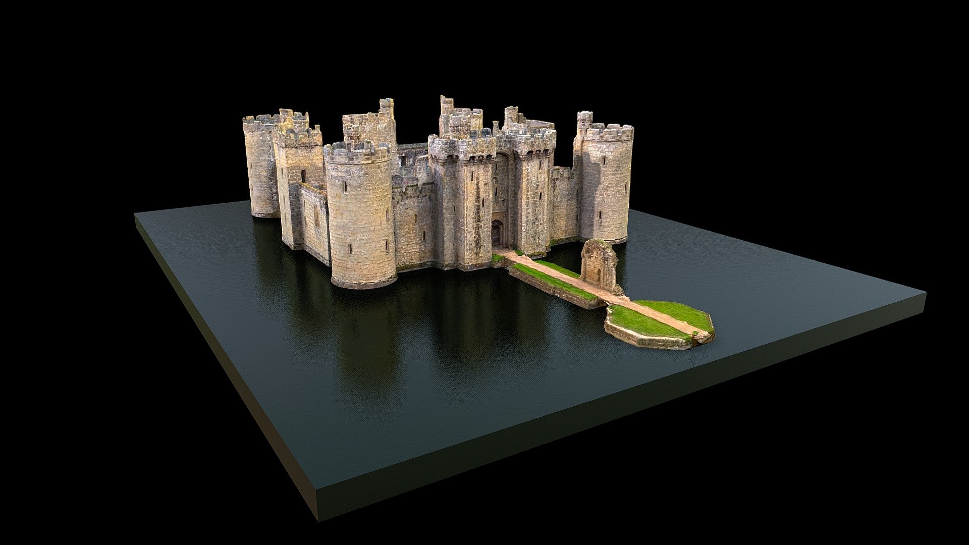 Bodiam Castle 3d model