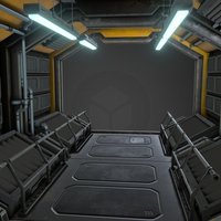 Sci-fi Hallway