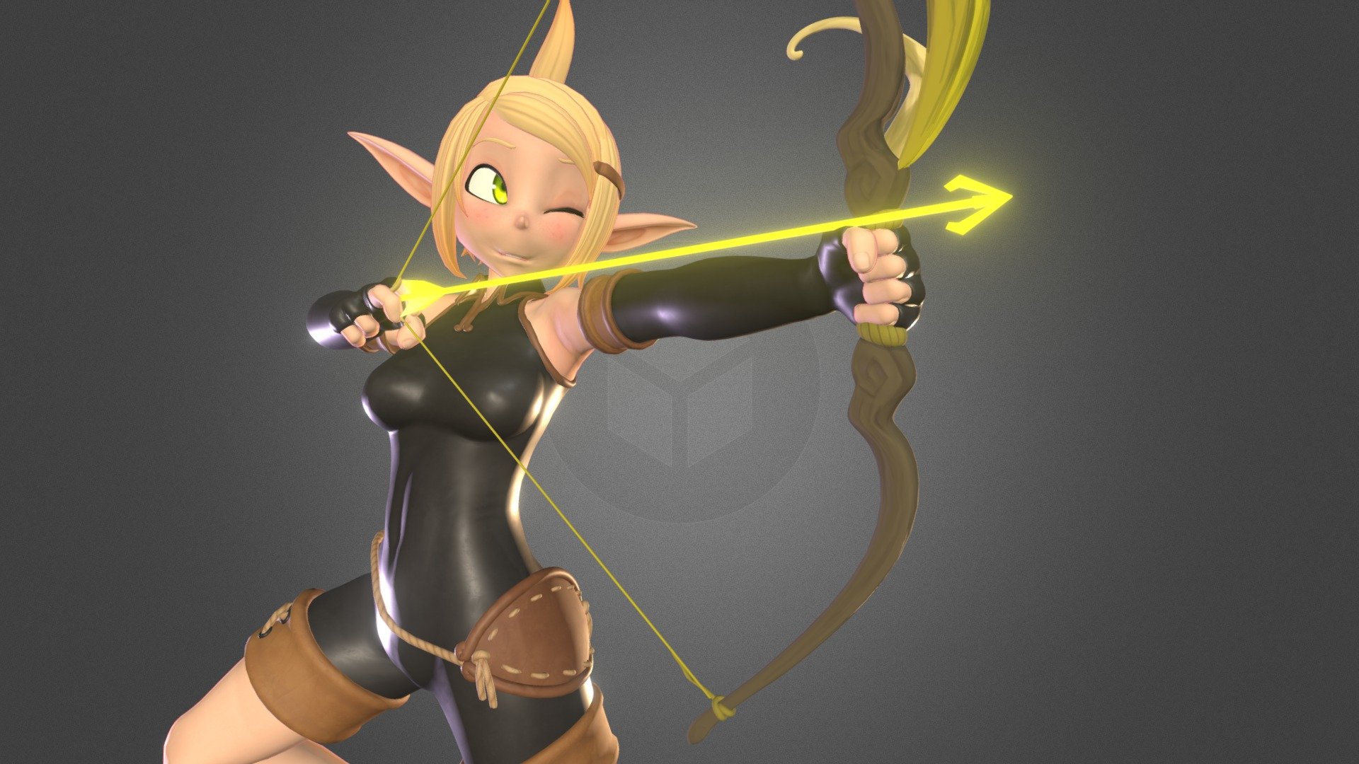 Evangelyne 3d model