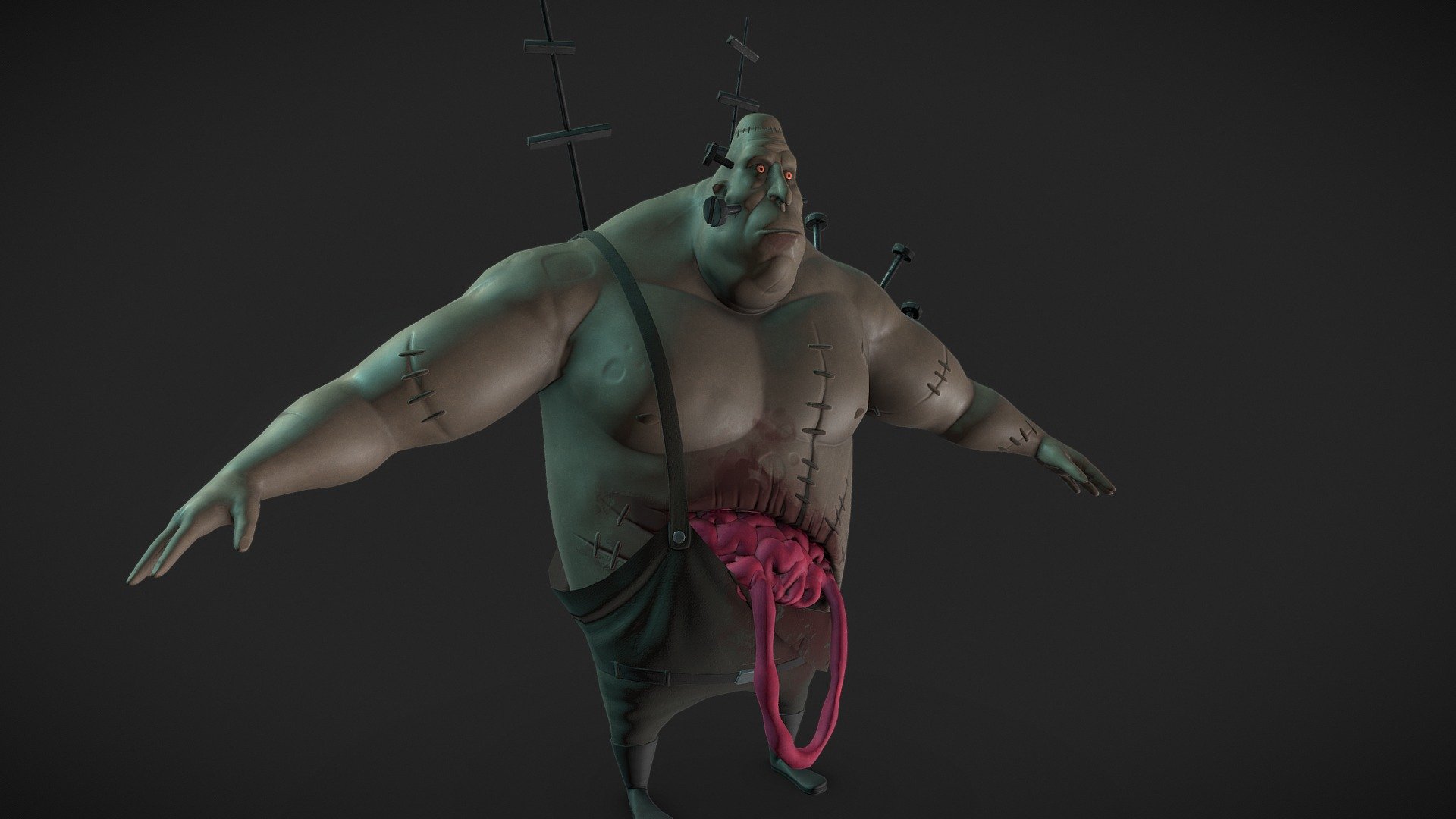 Frankenstein 3d model