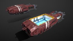 Scifi Mobile Shipyard Class III