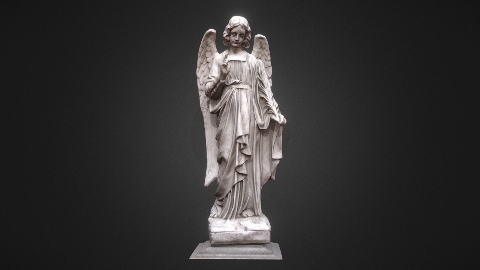 Orthodox Angel Statue Scan 3d model