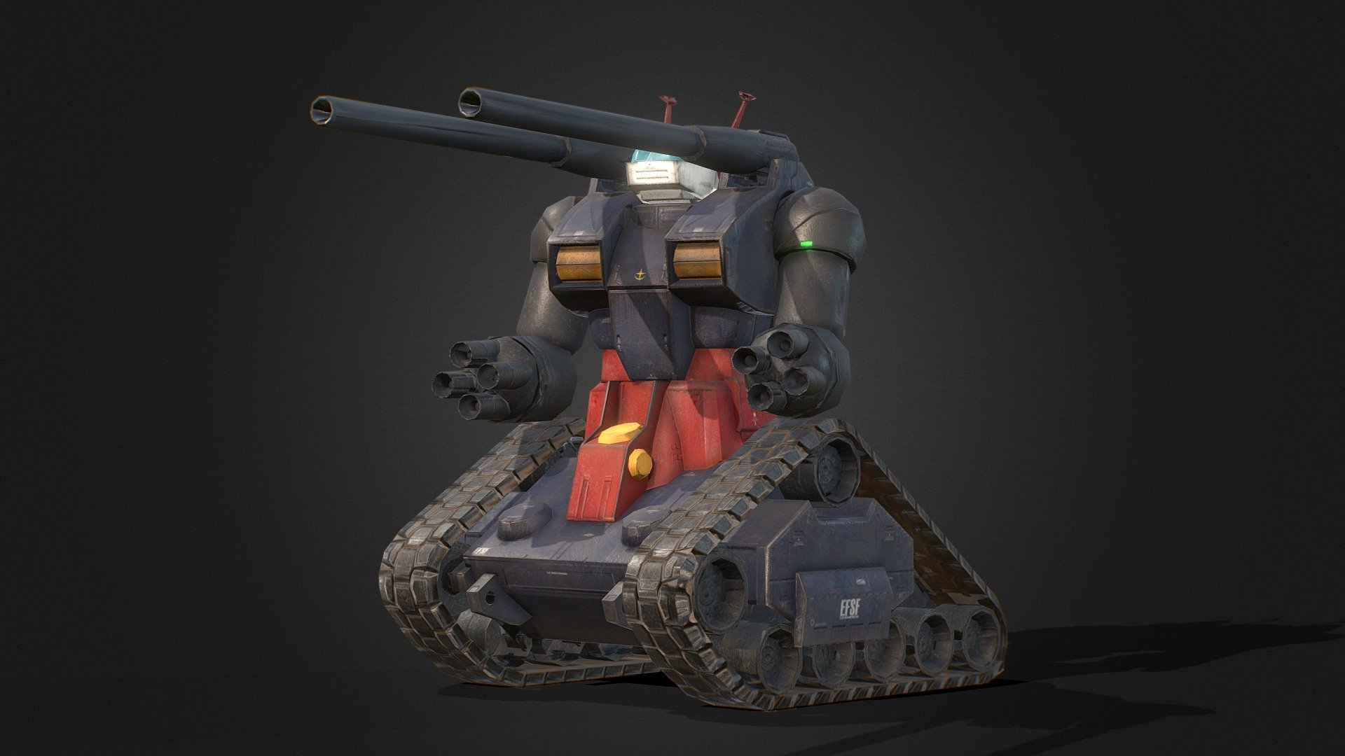 RX-75 Guntank 3d model