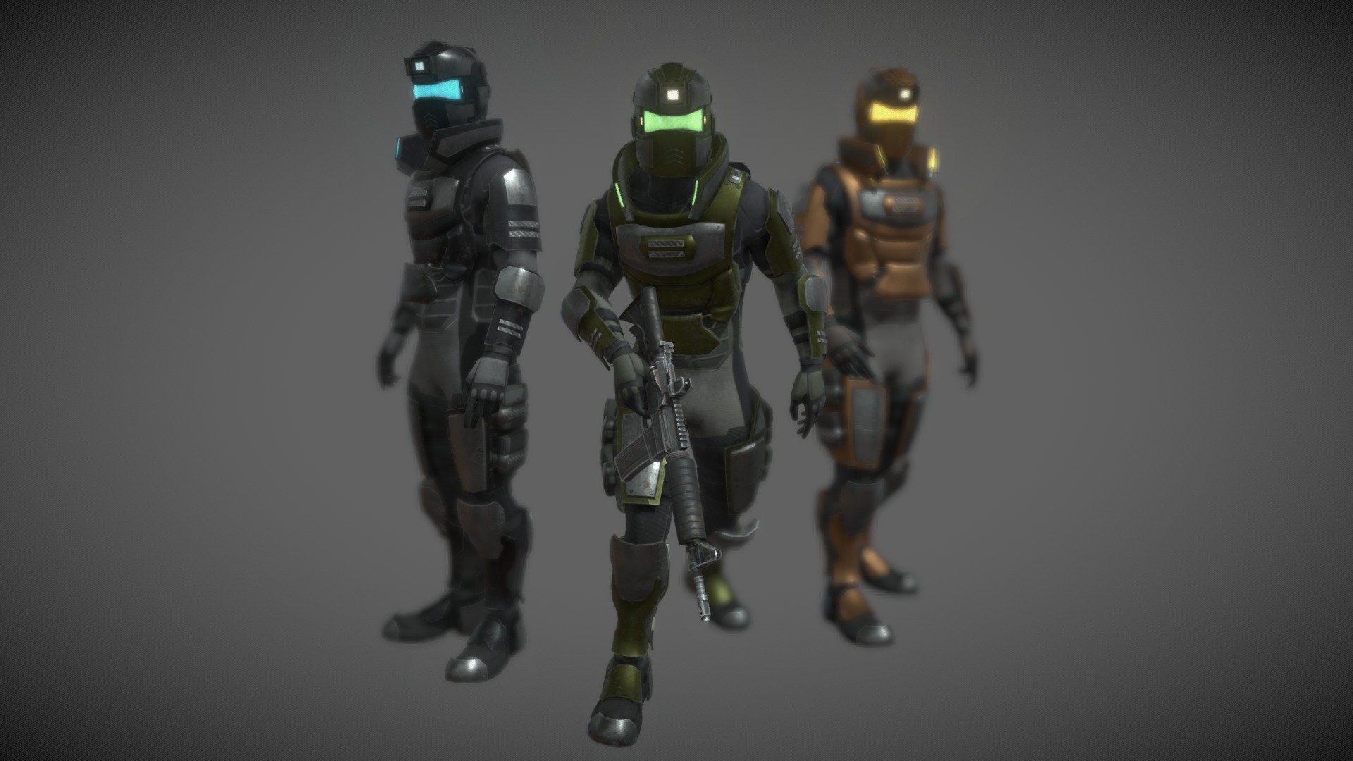 Guardian Soldier 3d model