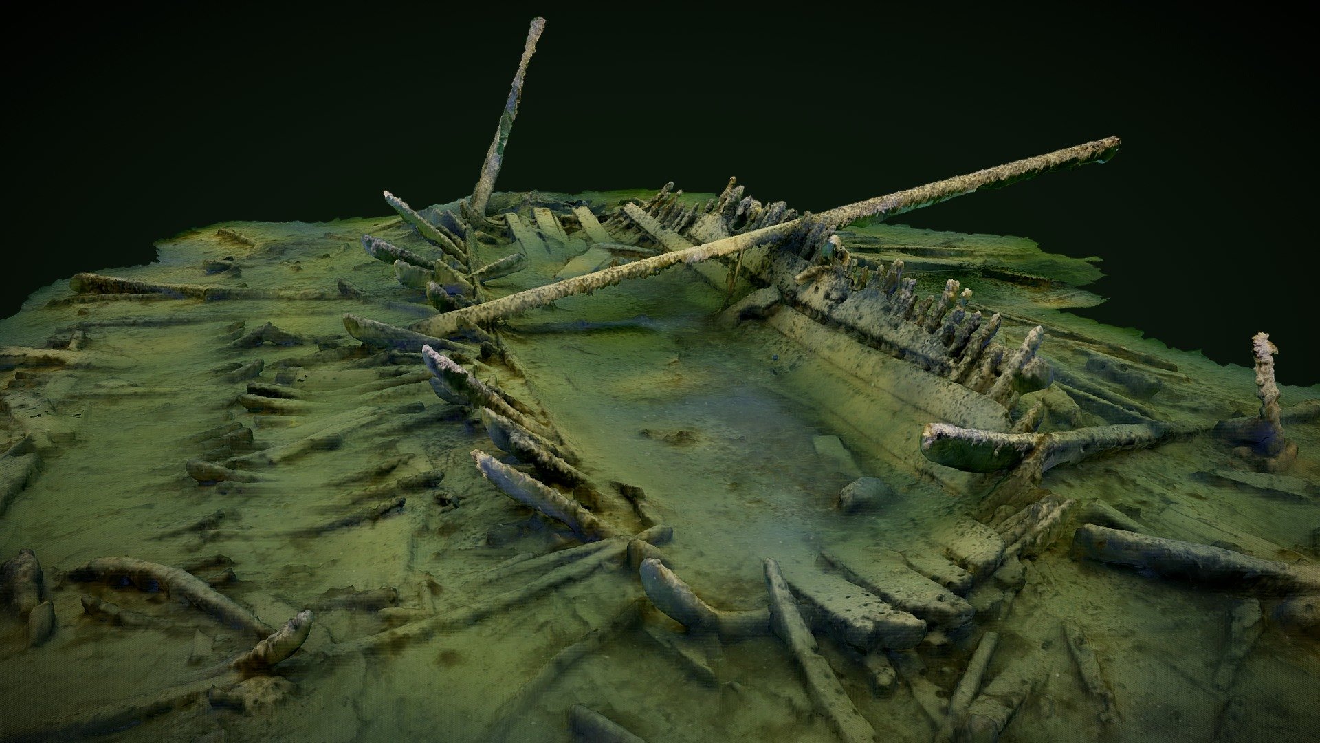 Wreck of Metskär, Örö FI 3d model