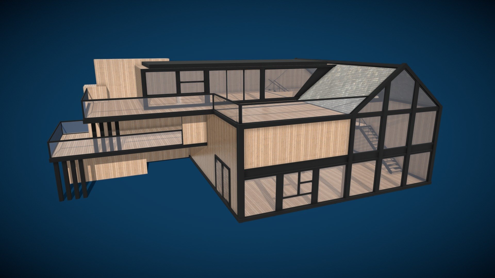 Modern Building 3d model