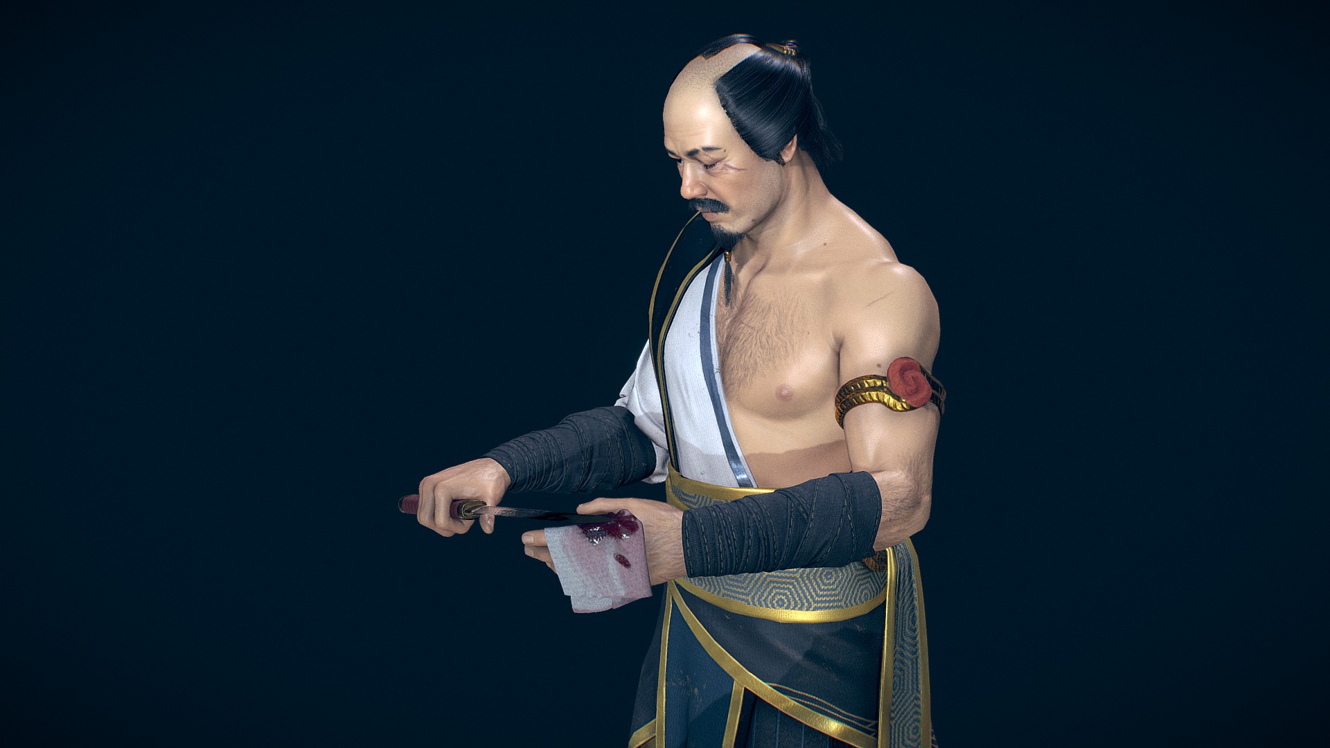 Daimyo, The Feudal Lord 3d model