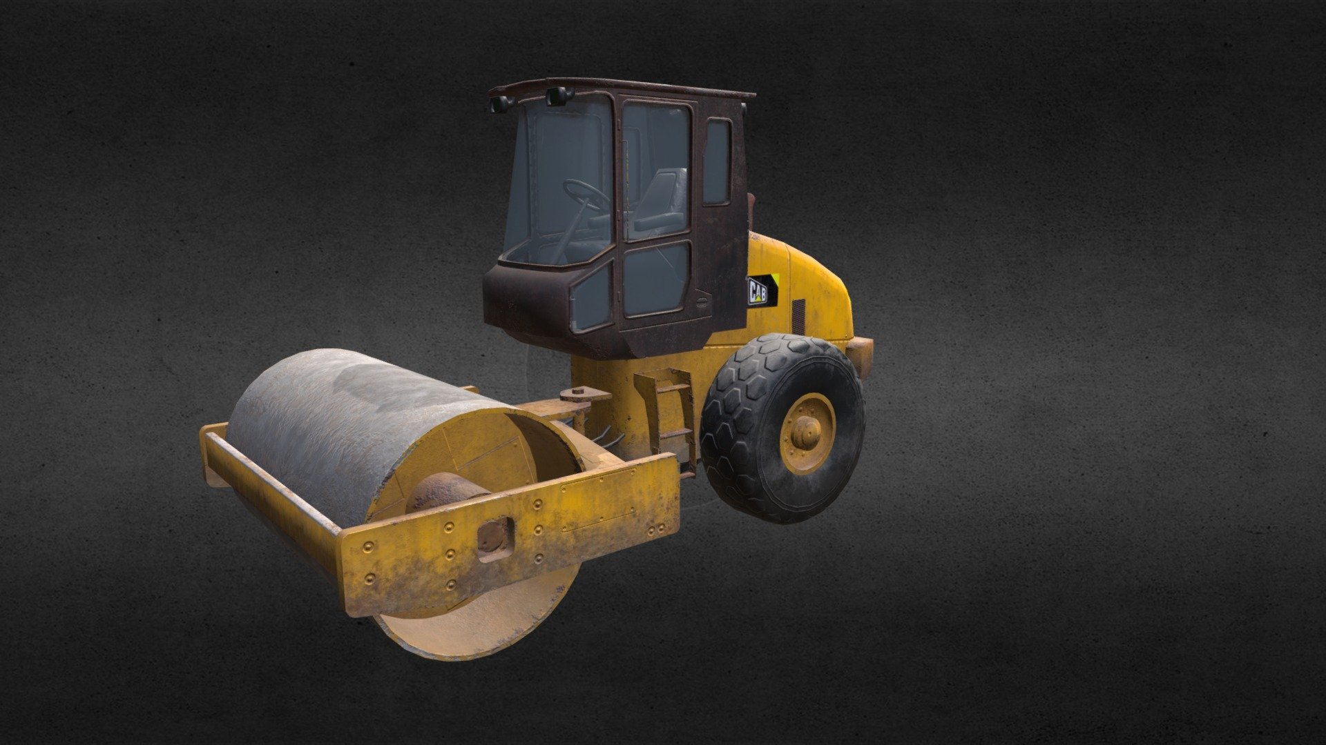 Roadroller 3d model