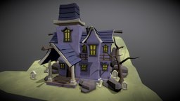 Stylized Haunted House