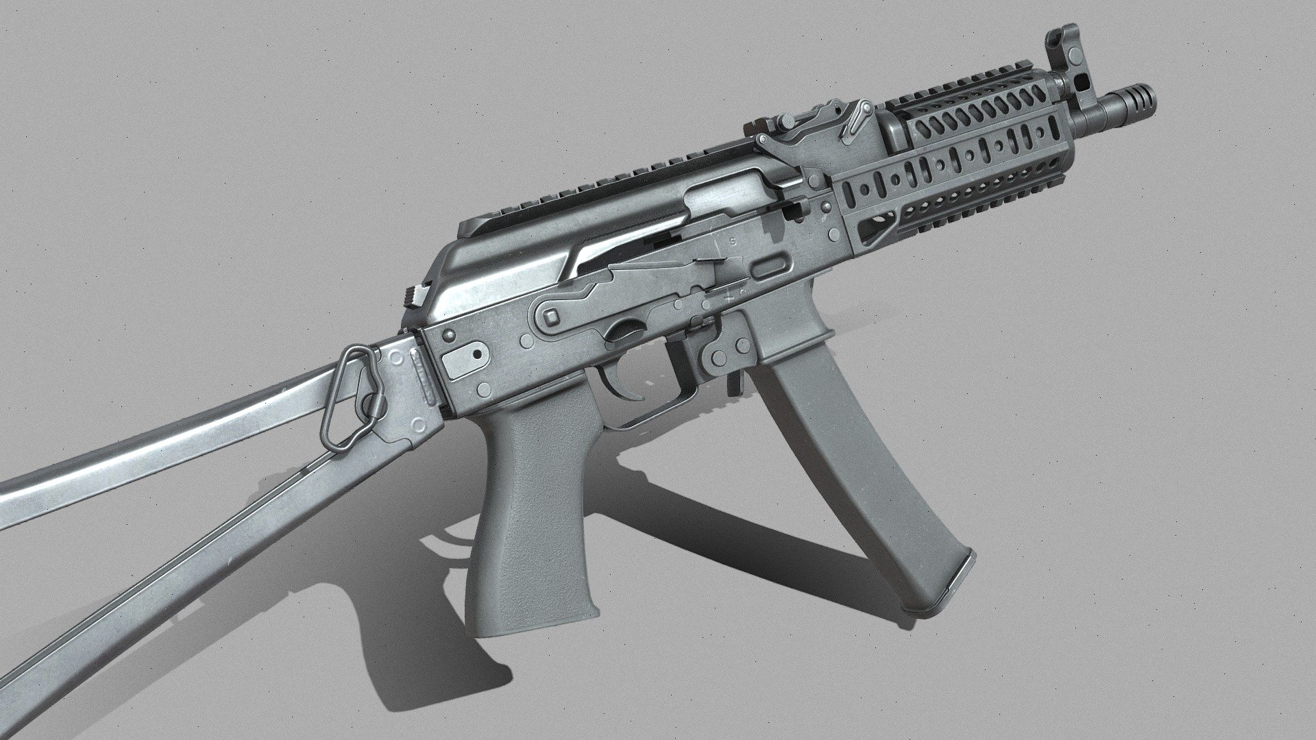 PP19 Vityaz  game-ready 3d model