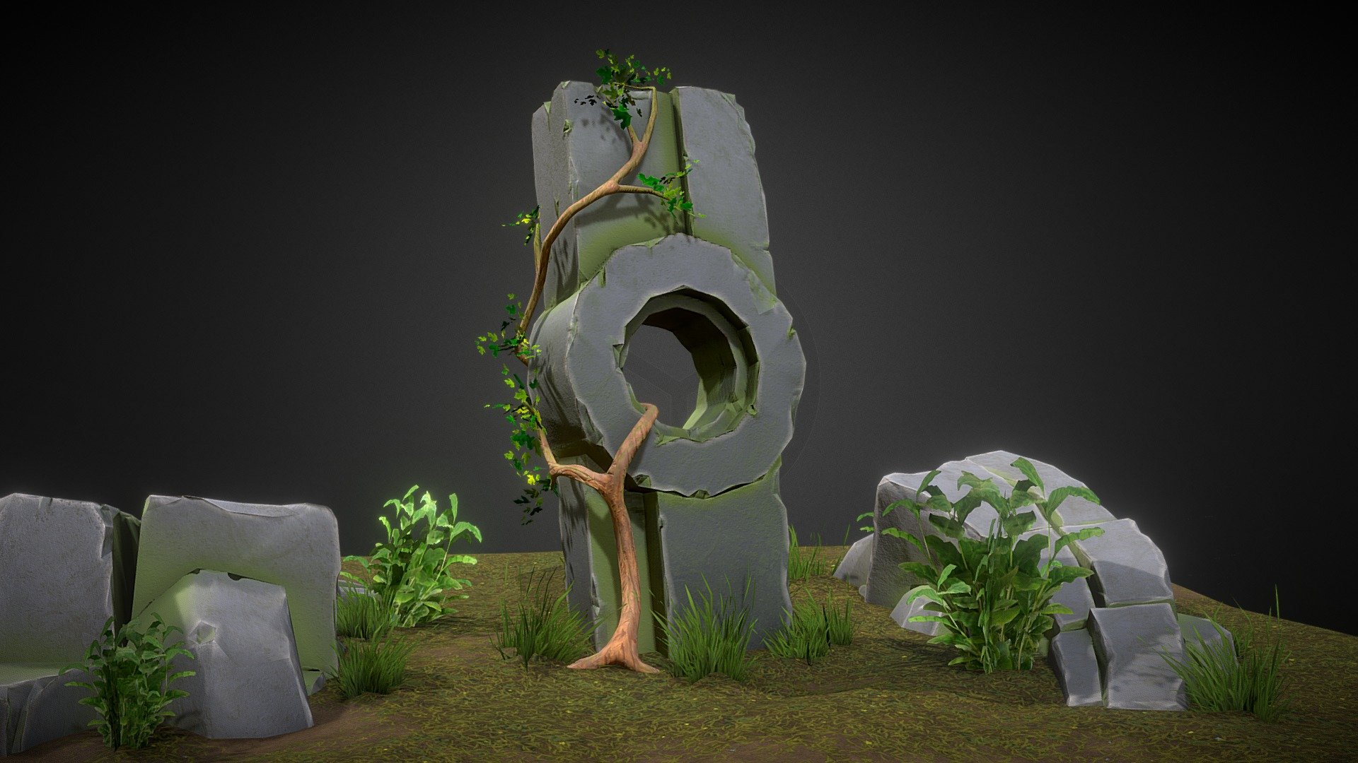 Ancient ruins 3d model