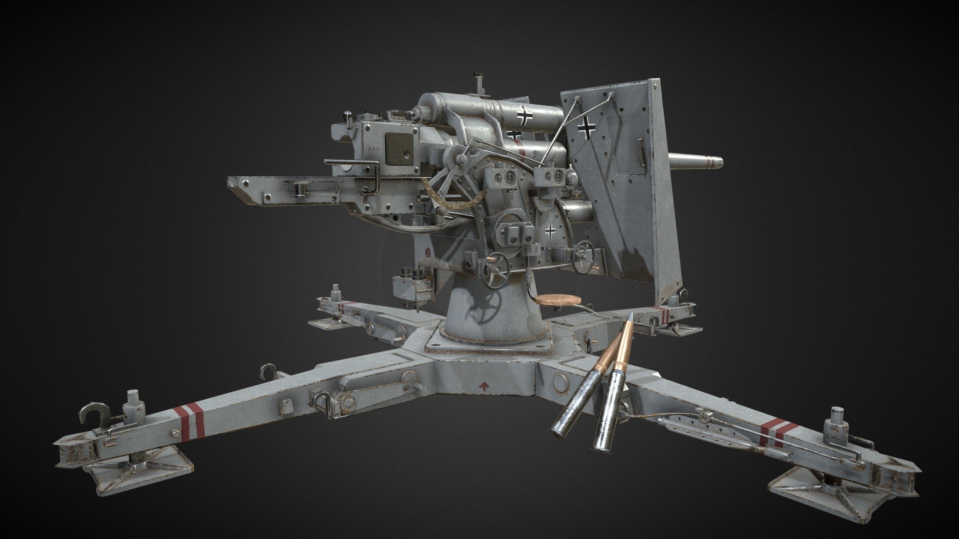 Big Guns ~ 88mm Flak 36 3d model