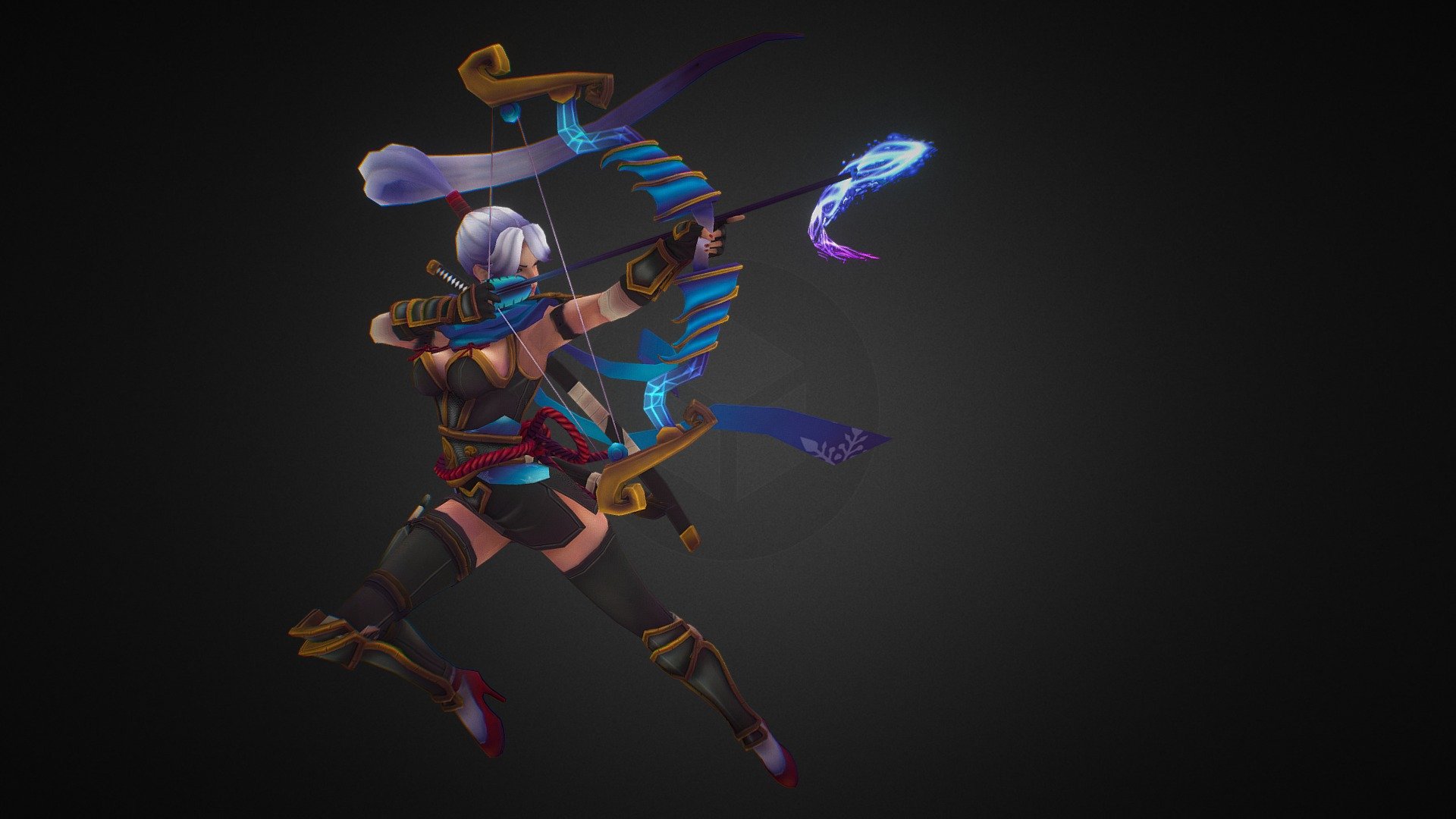 Ashe Polycount Riot Art Contest 2014 3d model