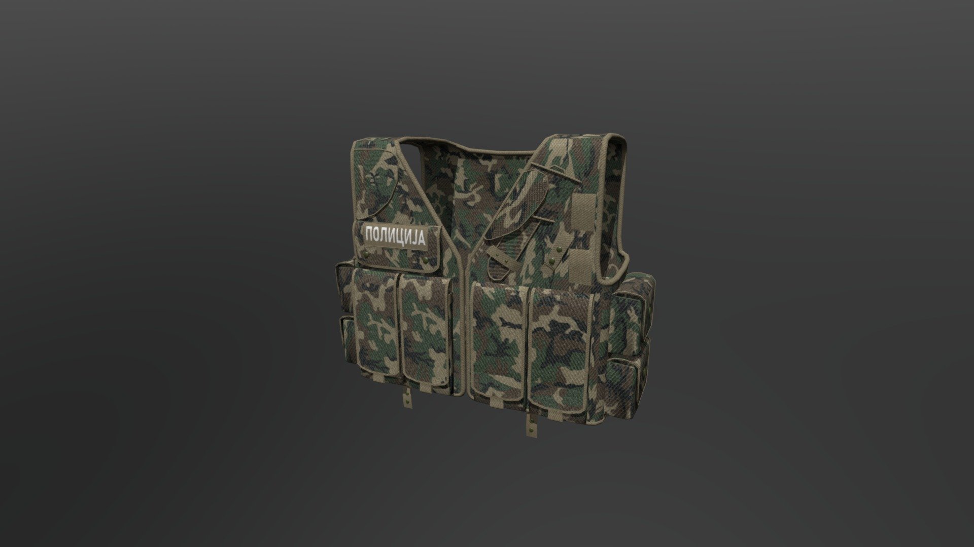 MileDragic "Sumadinac" vest 3d model