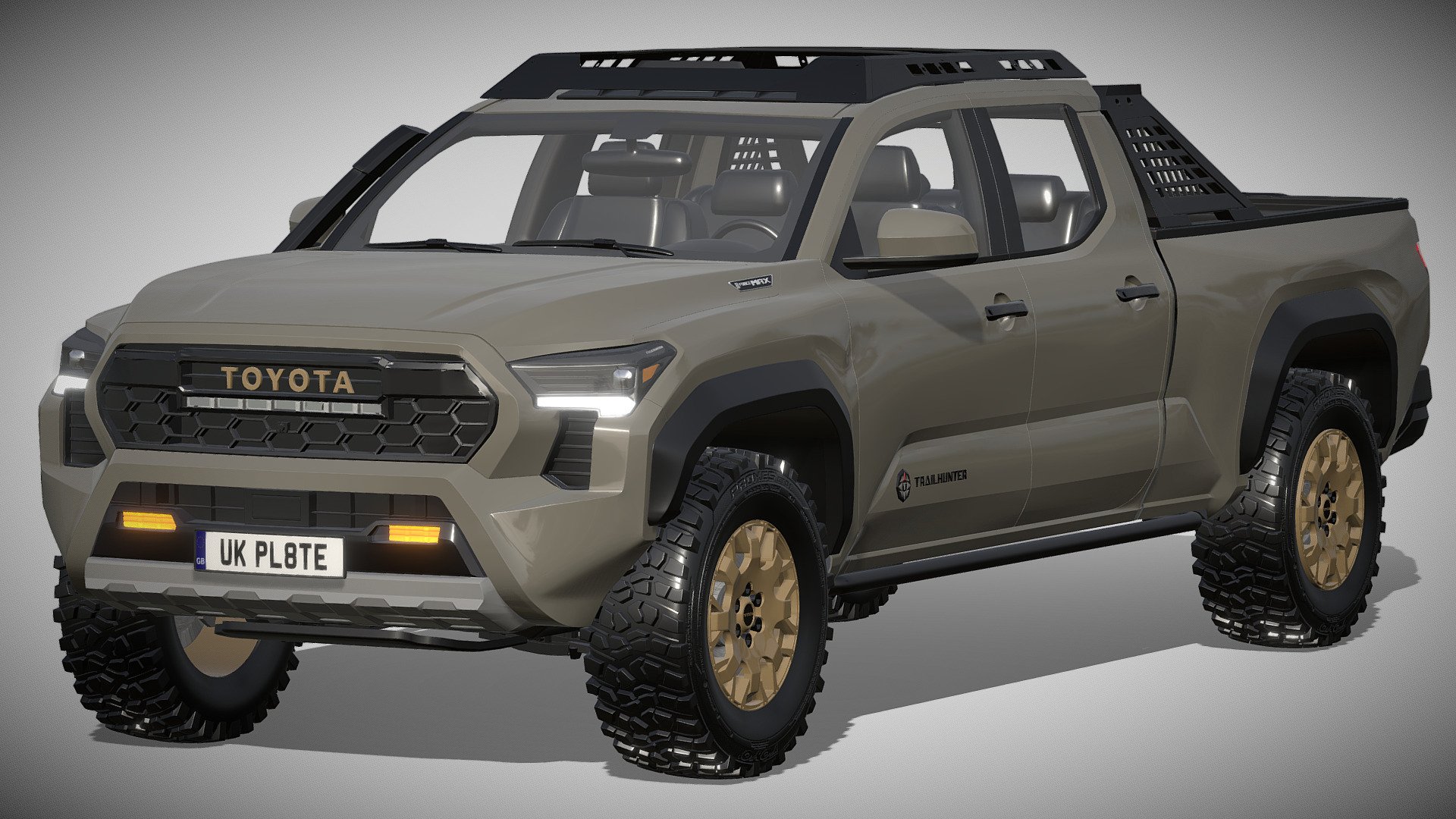 Toyota Tacoma Trailhunter 2024 3d model