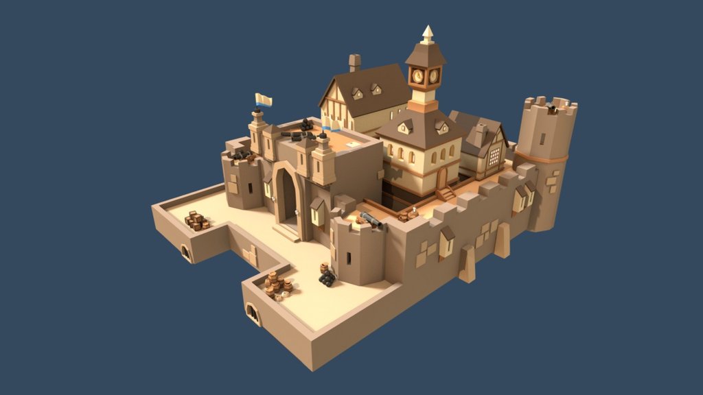 Fort 3d model