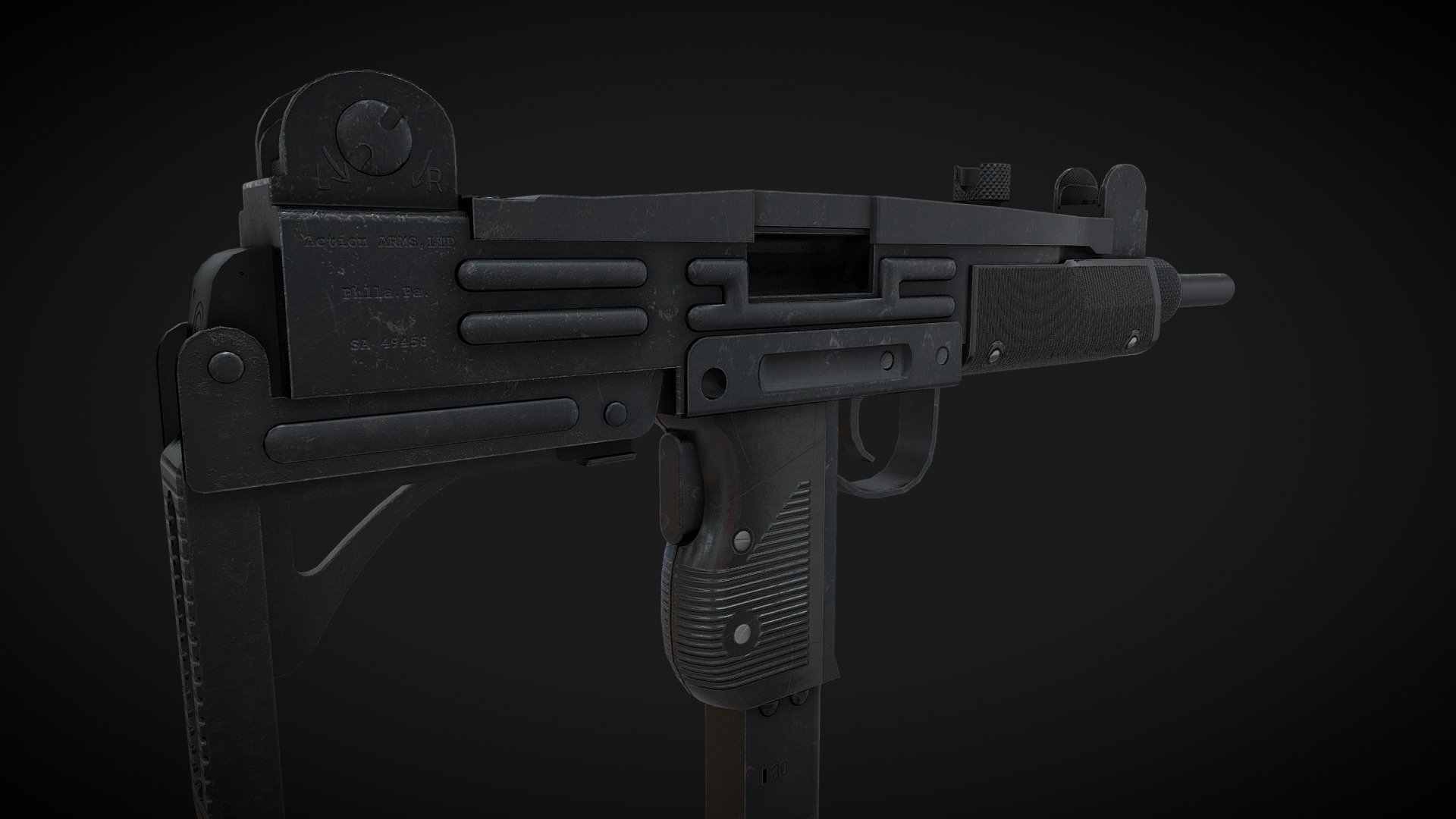 UZI 3d model