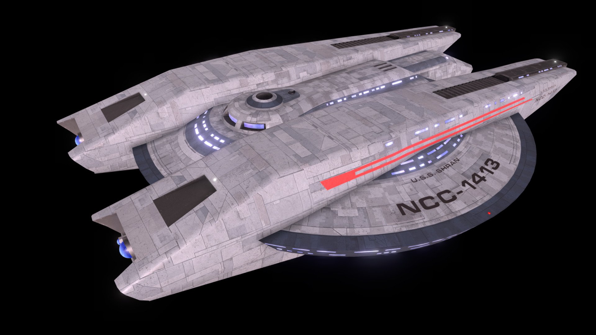 Magee-Class USS Shran (Star Trek: Discovery) 3d model