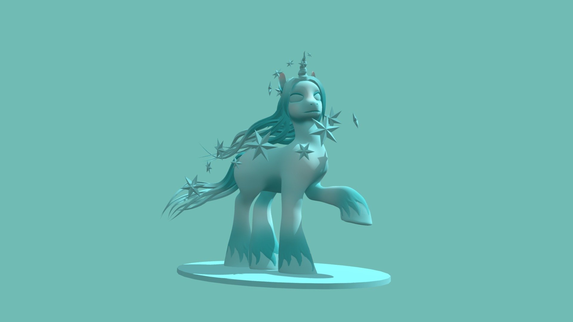 Pony 3d model