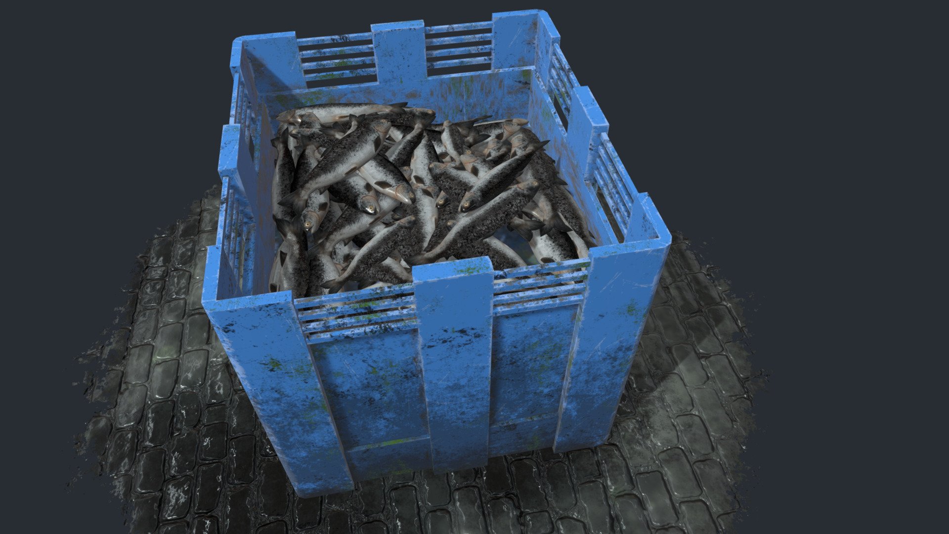 Fish Basket 3d model