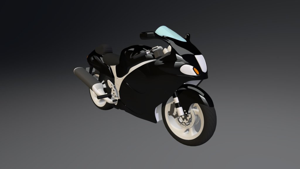 Suzuki Hayabusa 1300 3d model