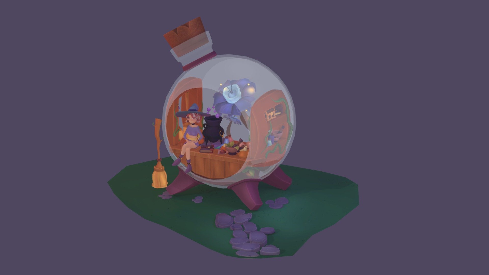 Magic Shop 3d model