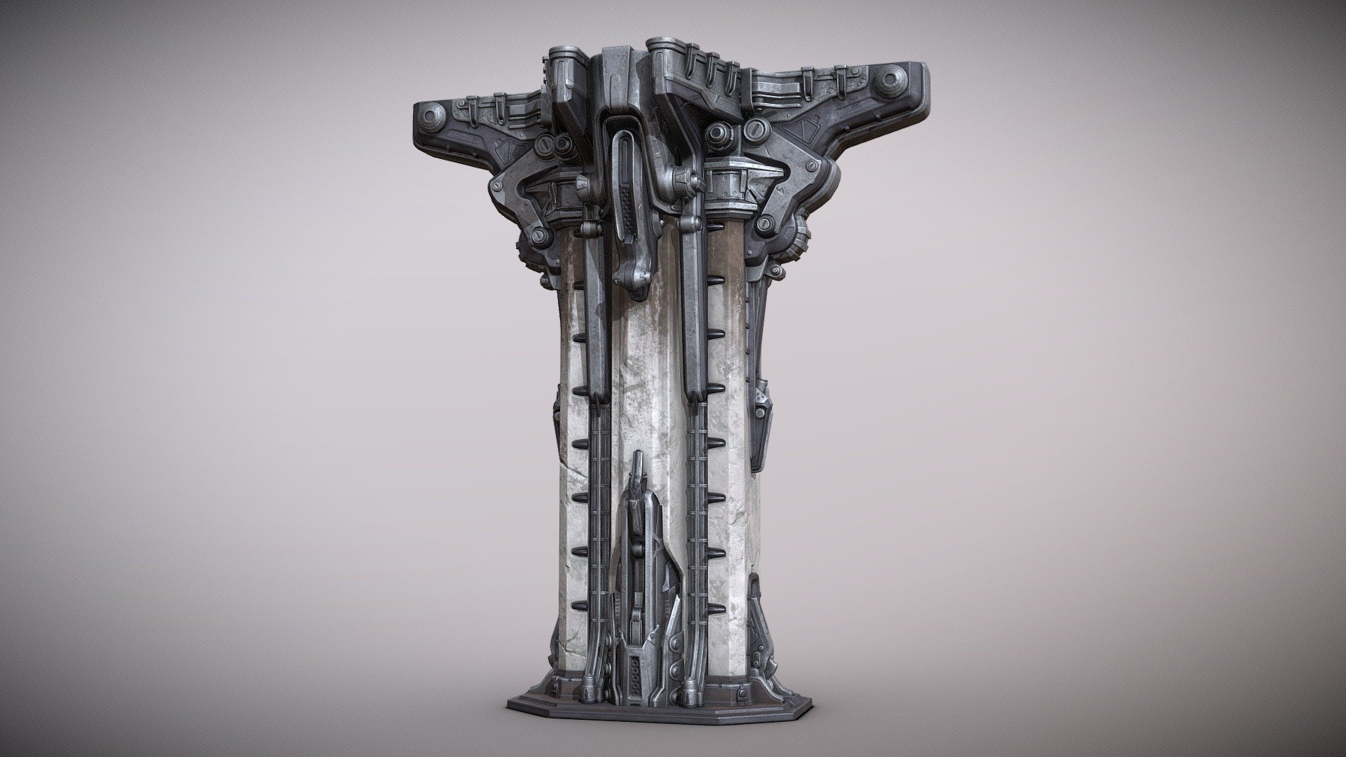 Gears 5 Pillar : Fan Art 3d model