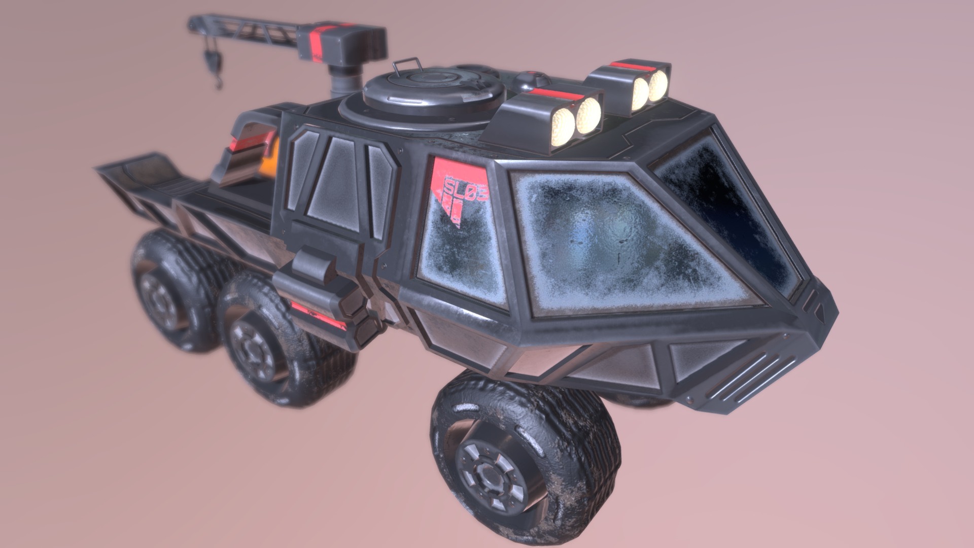 Mars Rover 3d model