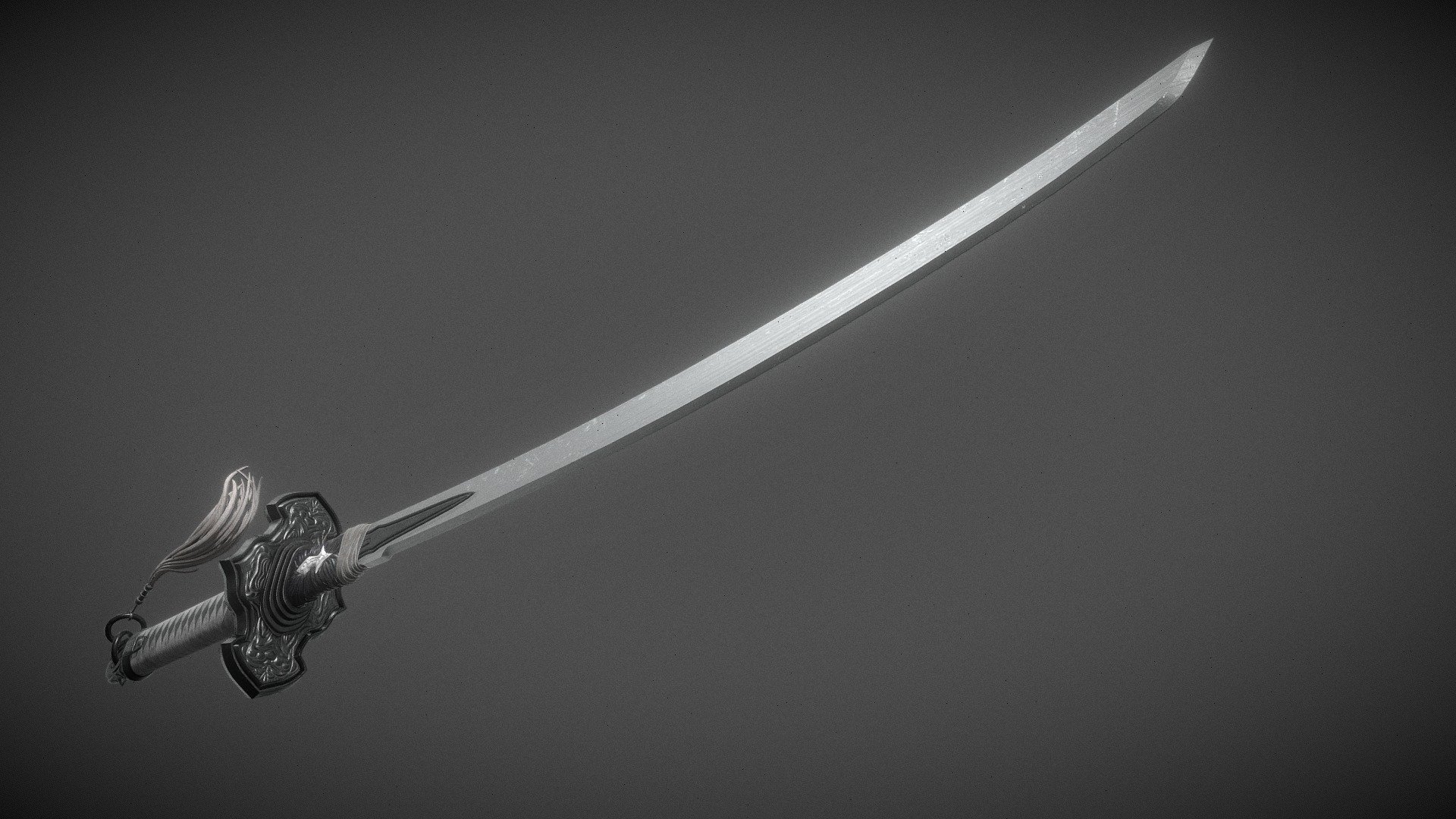 Virtuous Contract Katana 2B Sword 3d model