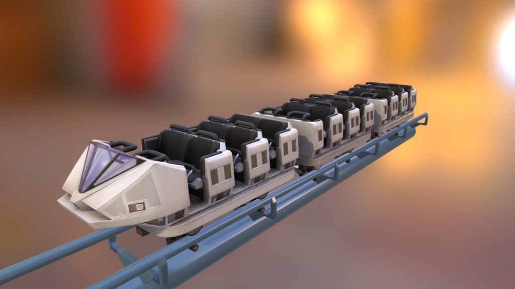 Magnum coaster 3d model