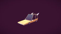 Cartoon Low Poly Car