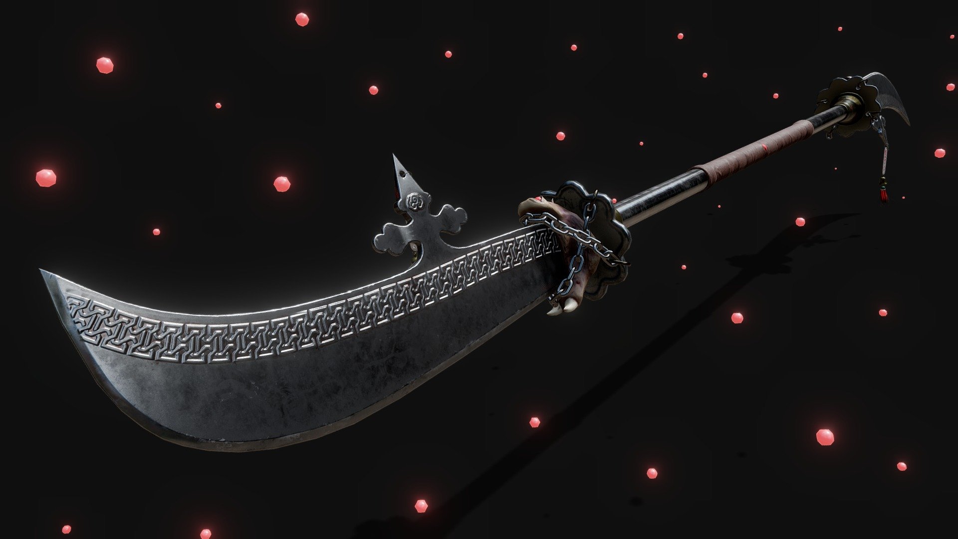 Guandao Sword 3d model